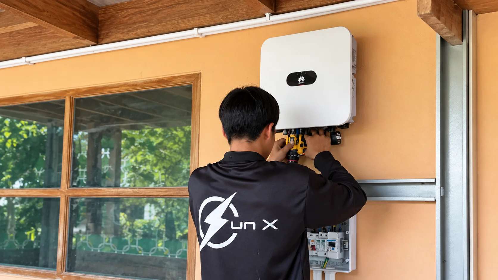 งานติดตั้งโซลาร์รูฟท็อปบ้านพักอาศัย 5 kW ระบบ 1 เฟส — อินเวอร์เตอร์ Huawei SUN2000-5KTL-L1 แผง JA Solar 630 W (SUNX-100010515 ภาพที่ 7)